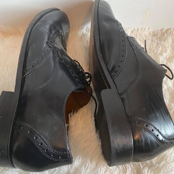 Florsheim Shoes Florsheim Mens Brookside Lace Up Black Shoes Sz 1